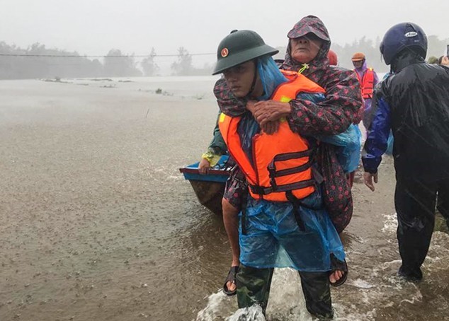 Các tỉnh từ Quảng Ngãi đến Ninh Thuận ứng phó với cơn bão số 5