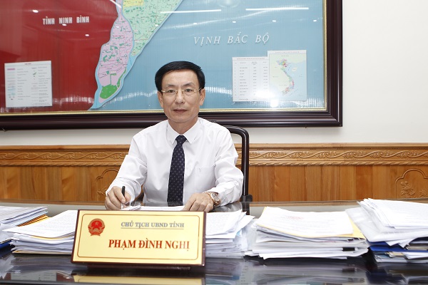 Đồng chí Phạm Đình Nghị, Phó Bí thư Tỉnh ủy, Chủ tịch UBND tỉnh Nam Định