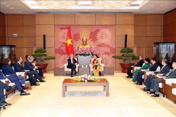 Quang cảnh buổi tiếp (Ảnh: Trọng Đức/TTXVN) Quang cảnh buổi tiếp (Ảnh: Trọng Đức/TTXVN)