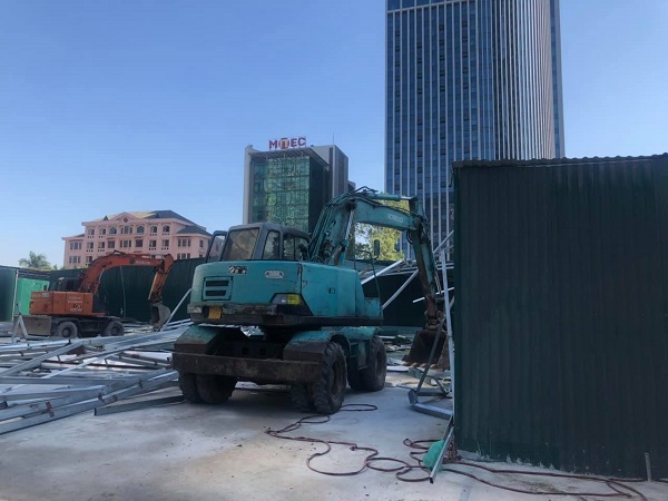 Hà Nội: Tháo dỡ dãy ki ốt, nhà xưởng vi phạm tại Liên minh HTX Việt Nam