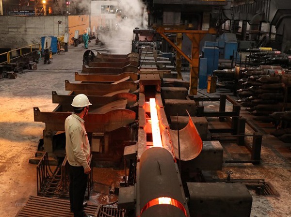 Dây chuyền cán thép tự động của Nhà máy cán thép Thái Trung, Công ty cổ phần gang thép Thái Nguyên