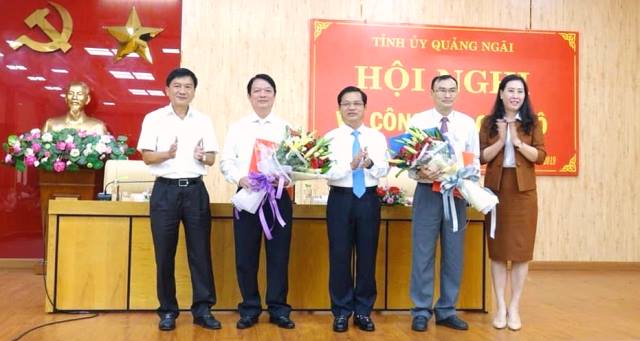 Quảng Ngãi có tân Chủ nhiệm UBKT Tỉnh ủy và Trưởng ban Tổ chức Tỉnh ủy