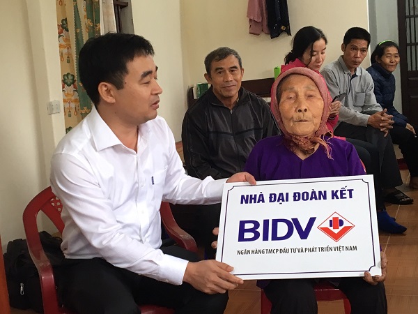 BIDV trao tặng nhà ở cho người nghèo tại Thái Bình