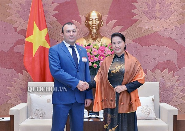 Chủ tịch Quốc hội Nguyễn Thị Kim Ngân tiếp Phó Chủ tịch Quốc hội Armenia Vahe Enfiajyan.