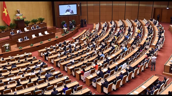 Toàn cảnh khai mạc kỳ họp thứ 8, Quốc hội khóa XIV vào ngày 21/10/2019. Ảnh: VGP/Nhật Bắc