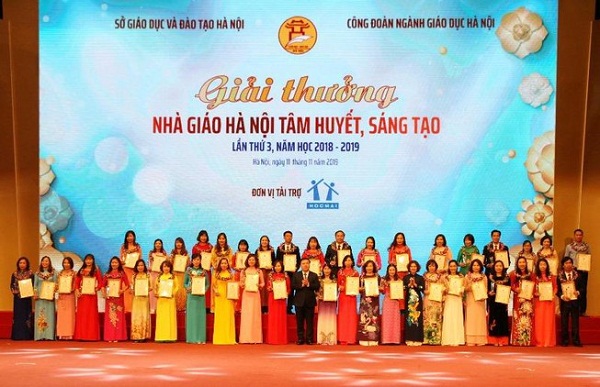 Hà Nội: Vinh danh 125 nhà giáo mẫu mực tiêu biểu năm 2019