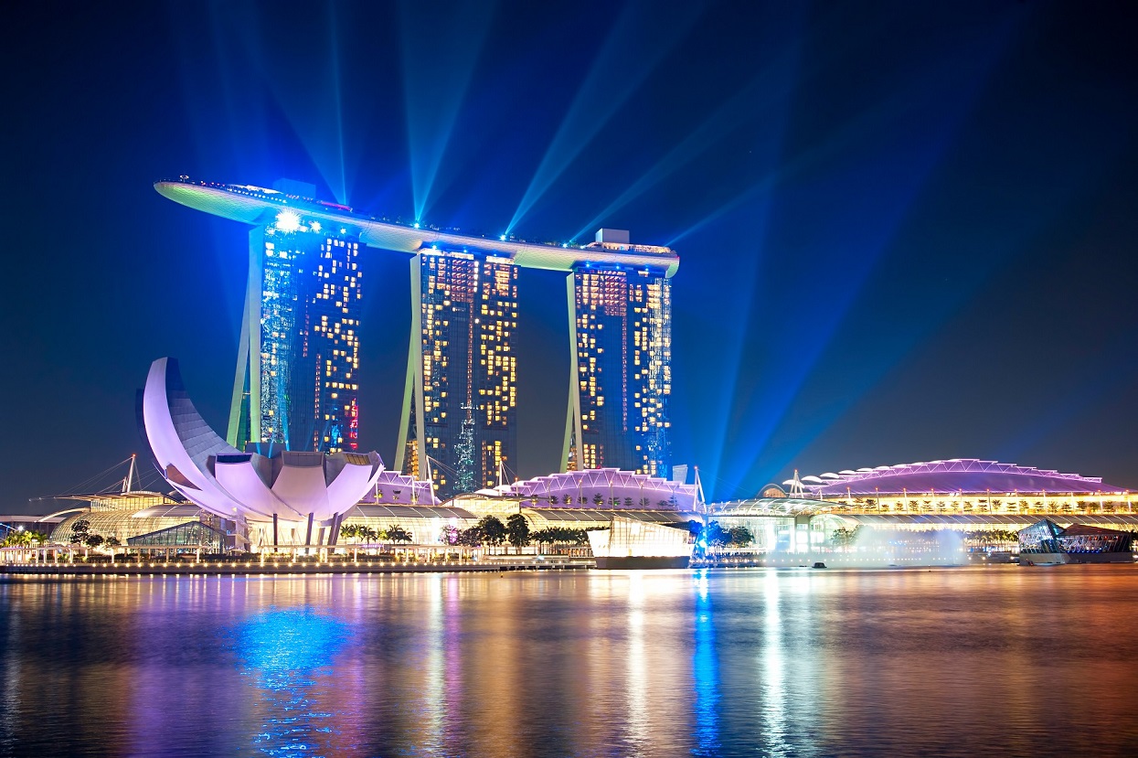 Marina Bay Sands - công trình nổi tiếng của Singapore