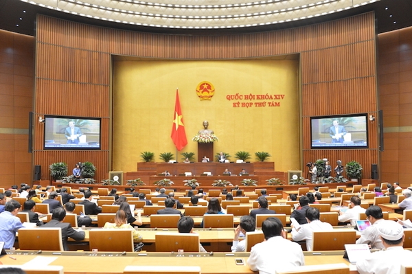 Quốc hội thảo luận ở tổ về Dự án Luật Doanh nghiệp (sửa đổi)