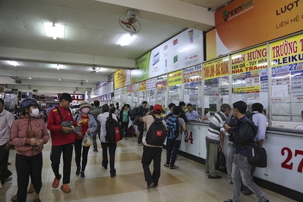 Hai bến xe lớn nhất TP. Hồ Chí Minh công bố lịch bán vé Tết
