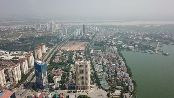 Không gian sống trong lành của cư dân ven hồ Tây