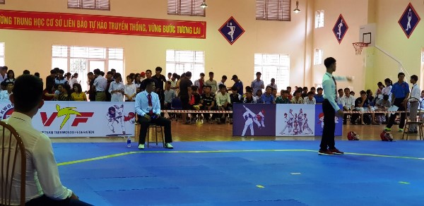 Trường THCS Liên Bảo được chọn là nơi tổ chức thi môn võ Taekwondo tại kỳ HKPĐ tỉnh Vĩnh Phúc năm 2009
