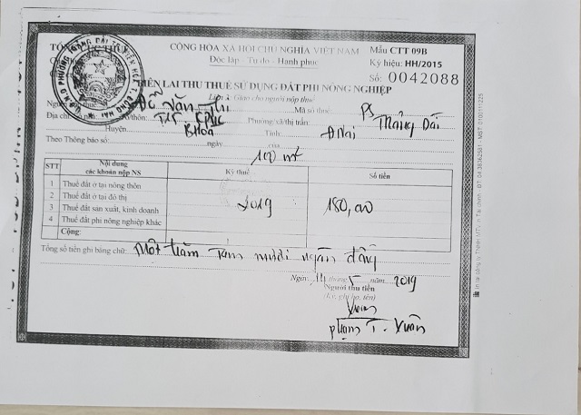 &Ocirc;ng Thi đ&atilde; ho&agrave;n th&agrave;nh nghĩa vụ thuế năm 2019