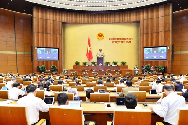Quang cảnh phiên họp Quốc hội