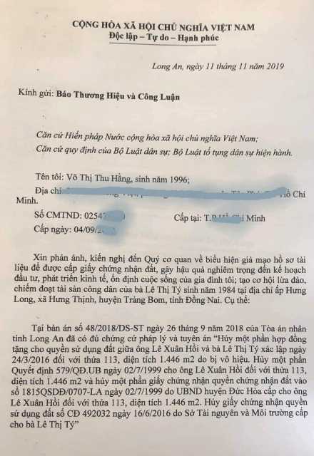 01 thửa đất có 02 giấy CN QSDĐ dẫn tới tranh chấp, khiến người dân đi thưa kiện không biết bao giờ mới 