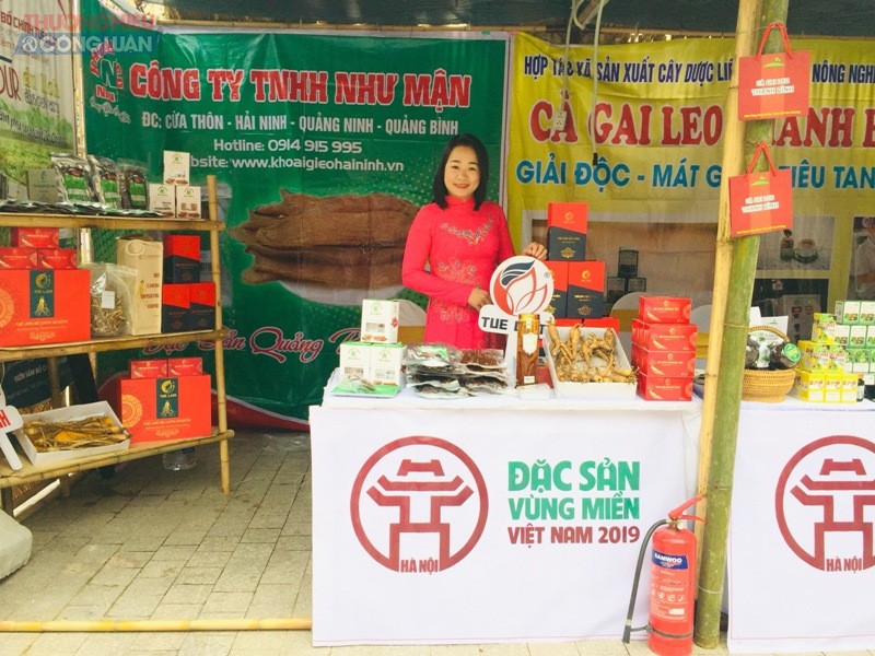 Nhiều sản phẩm đặc sản tỉnh Quảng Bình tham gia hội chợ đặc sản vùng miền năm 2019