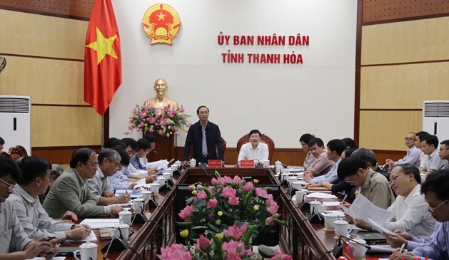 Đồng chí Lê Đình Thọ, Thứ trưởng Bộ Giao thông – Vận tải phát biểu kết luận tại buổi làm việc.