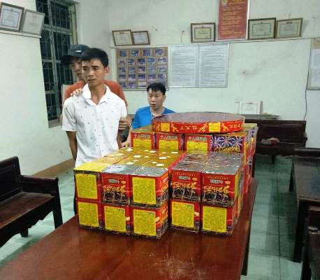 Công an huyện Lập Thạch (Vĩnh Phúc): Bắt giữ đối tượng mang gần 1 tạ pháo đi bán