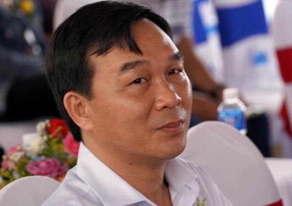 Ông Lê Nguyễn Thanh Danh dự lễ khánh thành một dự án nhà ở xã hội tại TP Phan Thiết ngày 20/9 (Ảnh: Việt Quốc)