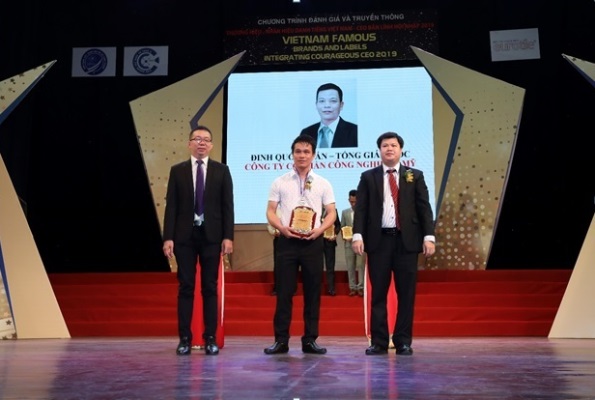 AMYGRES đạt TOP 10 Thương hiệu, Nhãn hiệu danh tiếng Việt Nam 2019