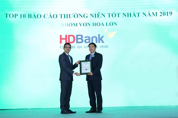 Ngân hàng Thương mại cổ phần Phát triển Thành phố Hồ Chí Minh (mã chứng khoán HDB) vừa được vinh danh trong Top 10 Doanh nghiệp niêm yết vốn hóa lớn