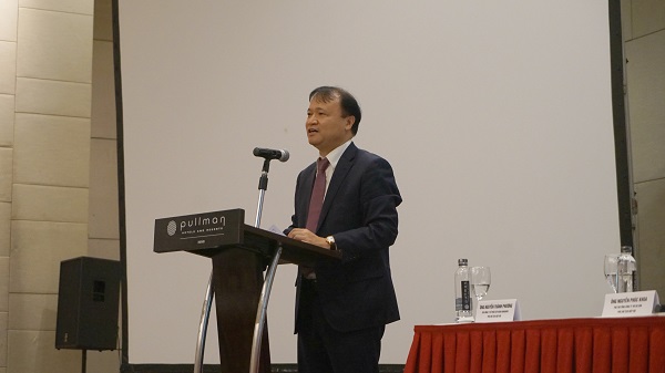 Thứ trưởng Bộ Công Thương Đỗ Thắng Hải phát biểu tại hội nghị