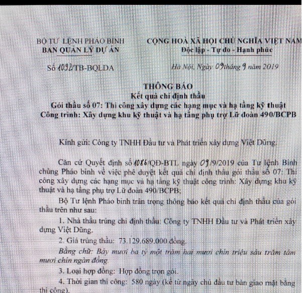 ‘Nghi án’ làm giả hồ sơ dự thầu?
