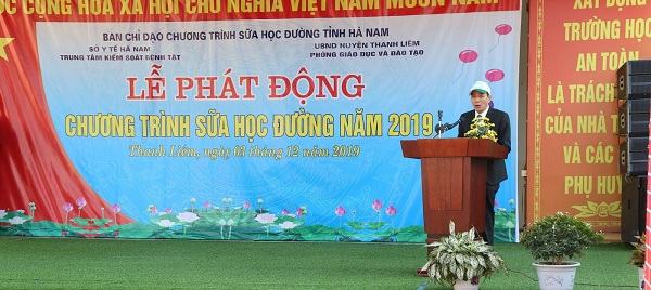 Hà Nam trang trọng tổ chức lễ phát động chương trình ‘Sữa học đường’