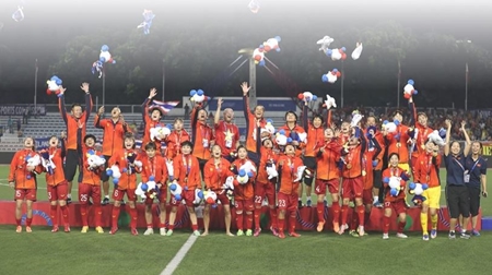Đội tuyển bóng đá nữ Việt Nam vô địch SEA Games 30