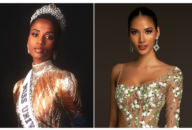 Tân Hoa hậu Hoàn vũ Zozibini Tunzi từng dự đoán Hoàng Thùy sẽ đăng quang