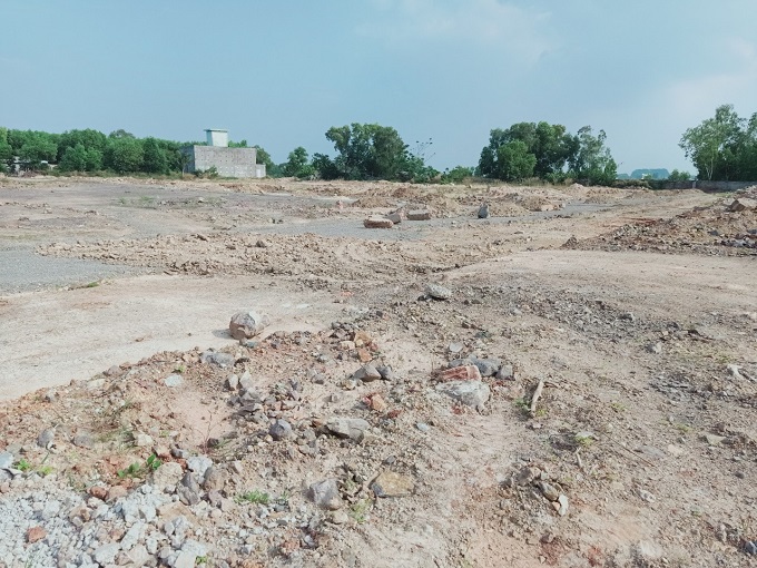 Thực trạng khu đất tại buổi kiểm tra ngày 5/12/2019, không hiện diện công trình xây dựng trái phép nào.