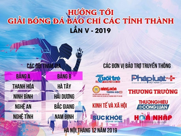 Sắp khởi tranh Giải bóng đá Báo chí các tỉnh thành lần thứ V