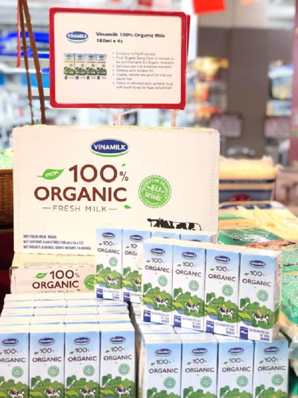 Sữa tươi organic của Vinamilk chinh phục người tiêu dùng Singapore