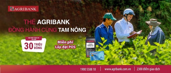 Thẻ Agribank đồng hành cùng Tam nông