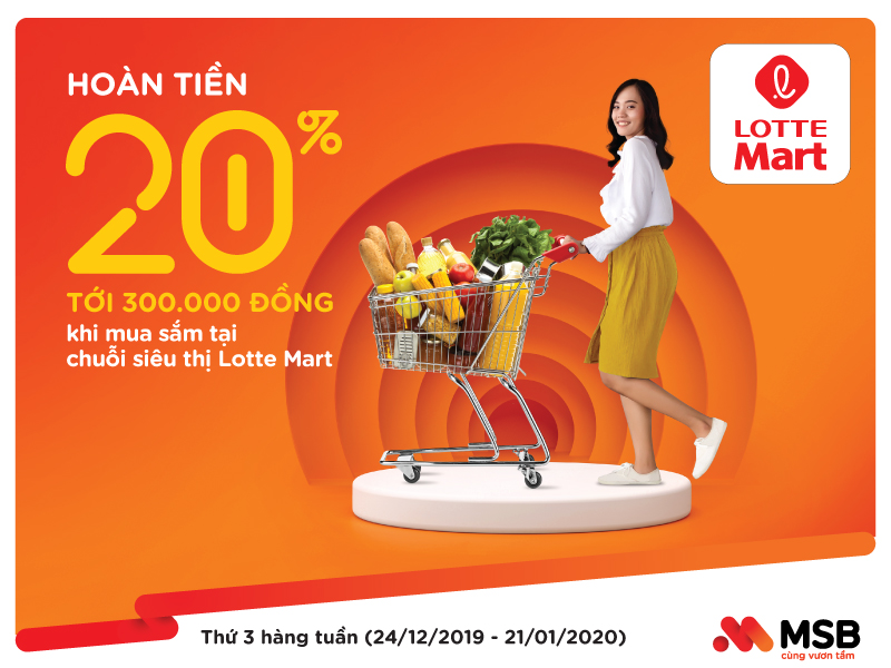 ‘Mua cả thế giới’ mà không lo cạn ví với ưu đãi ‘khủng’ từ MSB