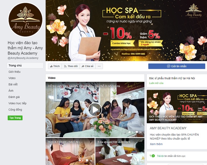 Có hay không Học viện đào tạo thẩm mỹ Amy được phép dạy nghề?