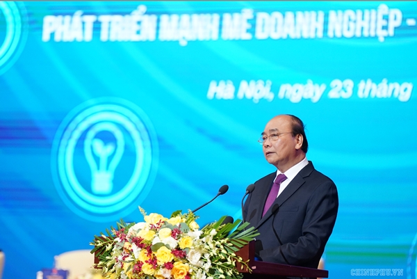 Thủ tướng Nguyễn Xuân Phúc phát biểu khai mạc Hội nghị (Ảnh: VGP/Quang Hiếu)