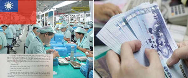Lao động Việt Nam làm việc tại Đài Loan sẽ được tăng lương cơ bản từ 1/1/2020 (Ảnh minh họa)