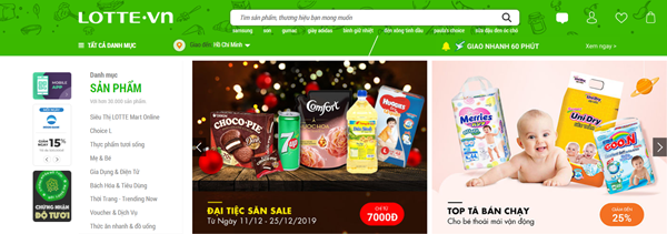 Tiếp bước Adayroi, trang thương mại điện tử của Lotte tại Việt Nam đóng cửa