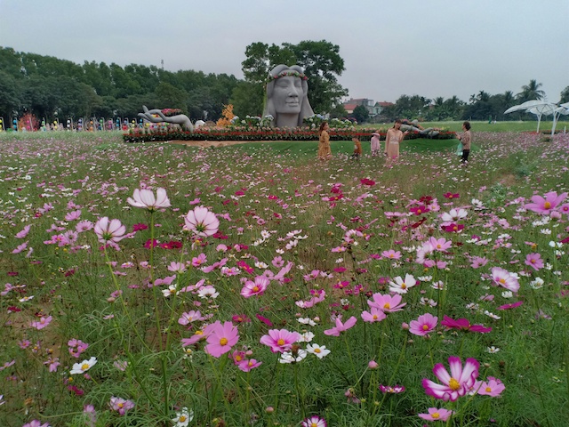 Khu c&ocirc;ng vi&ecirc;n hoa cảnh Nam Cầu Kiền