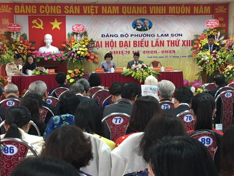 Đại hội đại biểu phường Lam Sơn (quận Lê Chân, TP.Hải Phòng) lần thứ XIII, nhiệm kỳ 2020- 2025