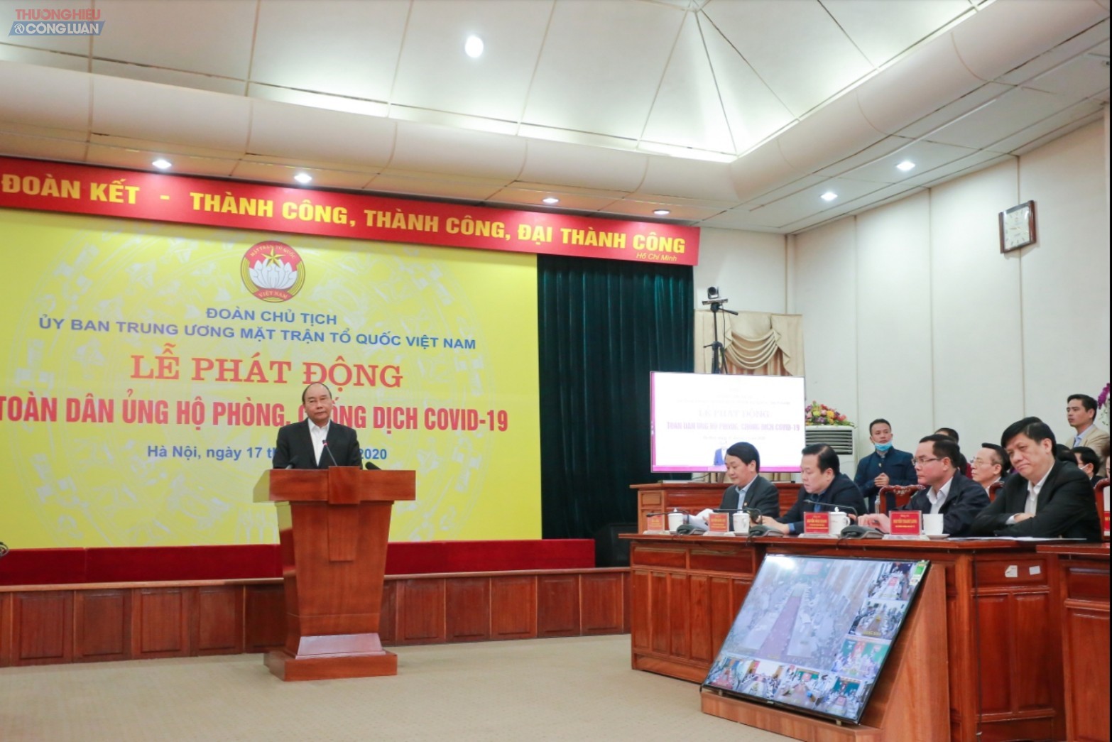 Thủ tướng Chính phủ Nguyễn Xuân Phúc phát biểu tại buổi lễ