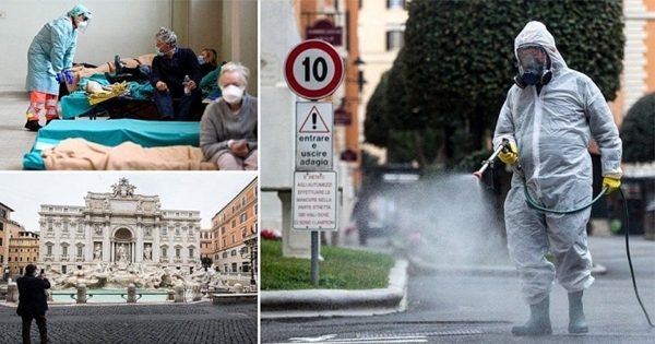 Italy vẫn là quốc gia châu Âu chịu ảnh hưởng nặng nề nhất do dịch bệnh Covid-19, đứng thứ 2 chỉ sau Trung Quốc (Nguồn: AFP)