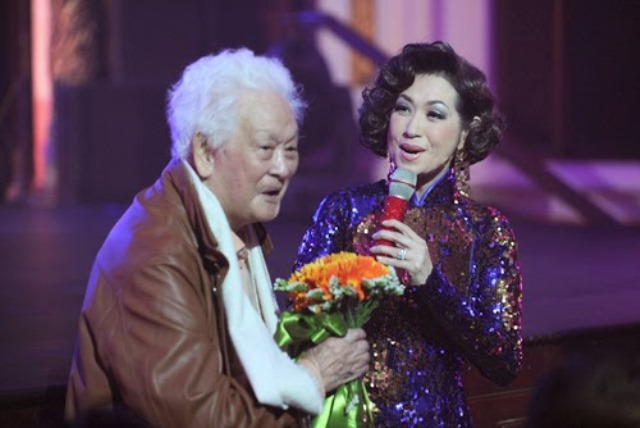 Nhạc sỹ Phạm Duy v&agrave; Ca sĩ &Yacute; Lan