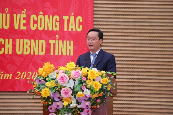 Tân Chủ tịch UBND tỉnh Nghệ An phát biểu nhận nhiệm vụ