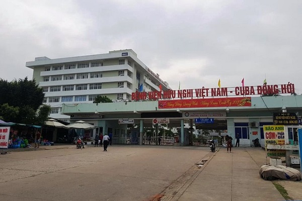 Khu cách ly tập trung tại Bệnh viện hữu nghị Việt Nam- Cuba Đồng Hới (Ảnh: VOV)