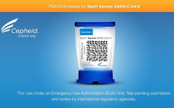 Mỹ cho phép áp dụng bộ thử SARS-CoV-2 cho kết quả sau 5 phút