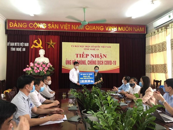 Tập đoàn T&T Group nâng mức ủng hộ phòng chống dịch COVID-19 lên 15 tỷ đồng