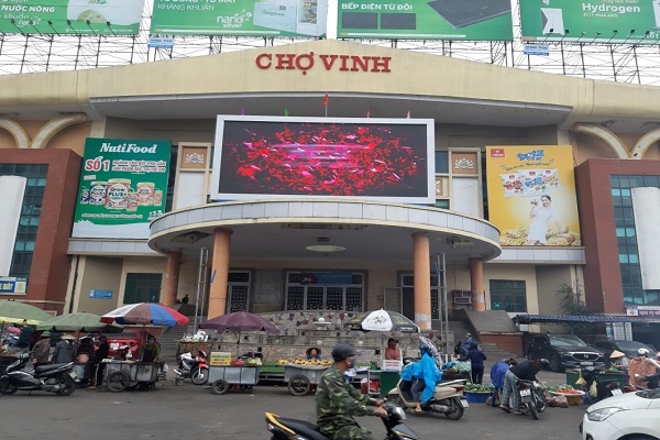 Chợ đầu mối lớn nhất Nghệ An đóng cửa trong mùa dịch Covid-19