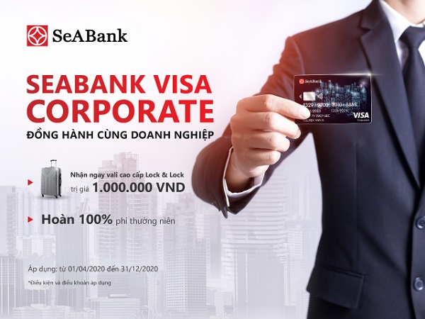 Mọi giao dịch của thẻ SeABank Visa Corporate luôn được bảo mật và an toàn với công nghệ Chip đạt tiêu chuẩn EMV