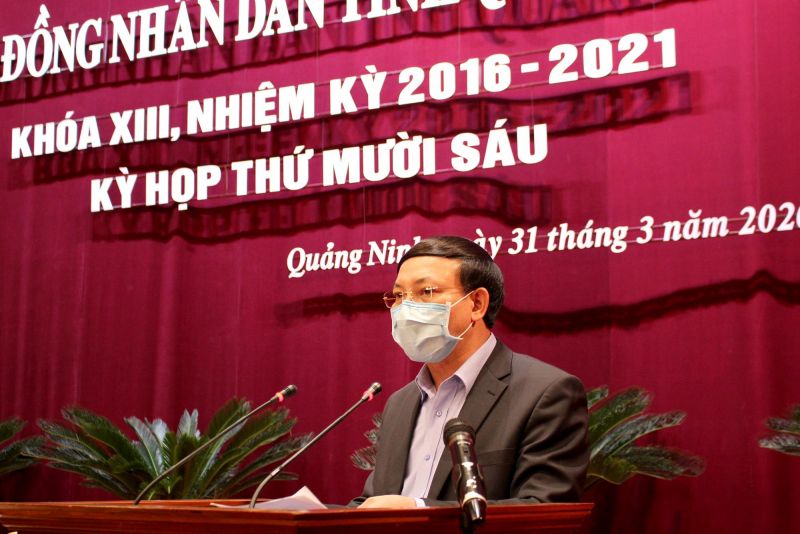 Kỳ họp thứ 16 (kỳ họp chuyên đề) Hội đồng nhân dân tỉnh Quảng Ninh khóa XIII, nhiệm kỳ 2016 - 2021 diễn ra vào ngày 31/3/2020